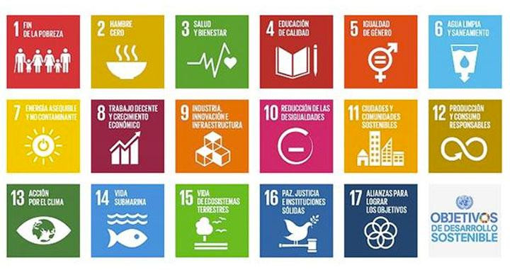 Los 17 objetivos de desarrollo sostenible promovidos desde la ONU / ONU