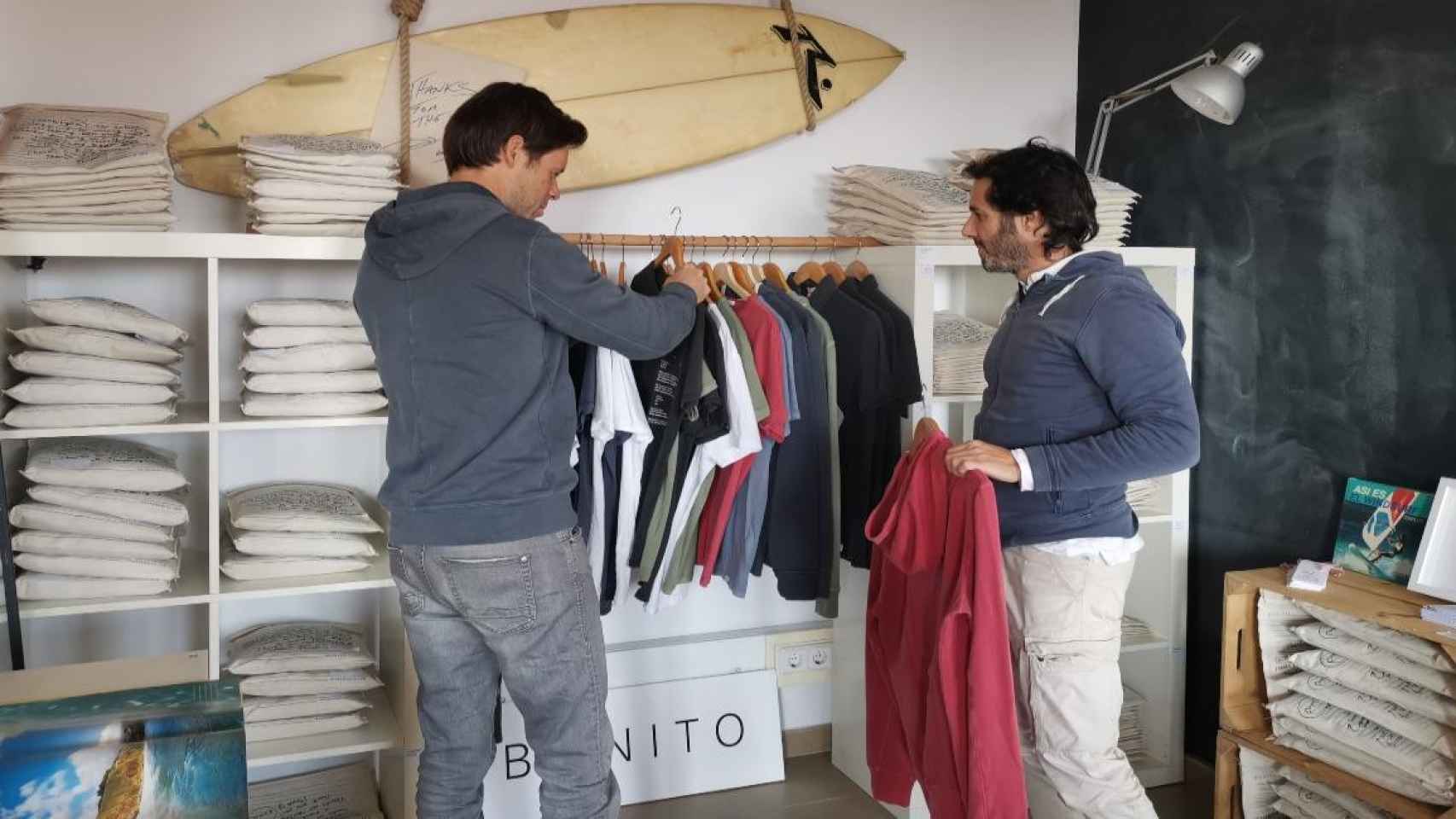 Jordi Noguera y Carlos Martín, creadores de la start-up de ropa sostenible Bonito  /CG