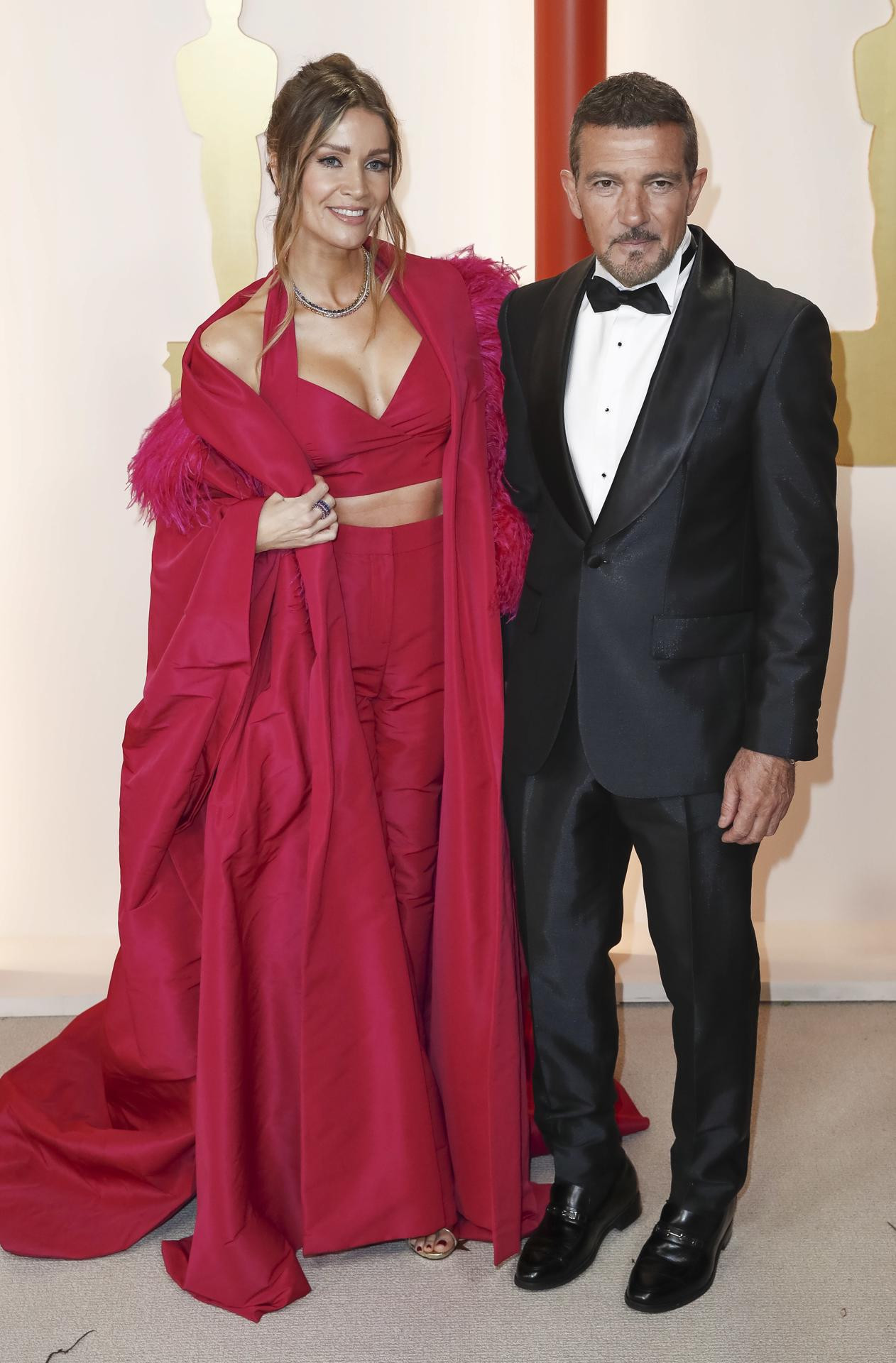 Nicole Kimpel y Antonio Banderas en los premios Oscar / EFE