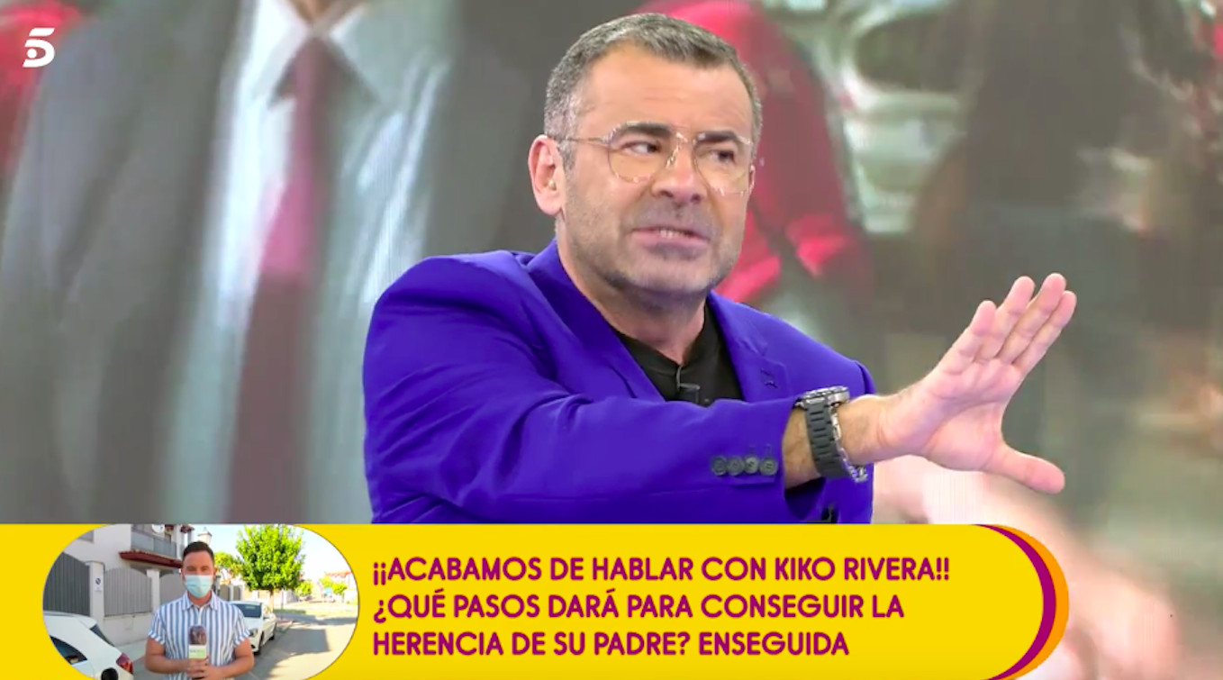 Jorge Javier carga contra Ortega Cano en el programa 'Sálvame' / MEDIASET