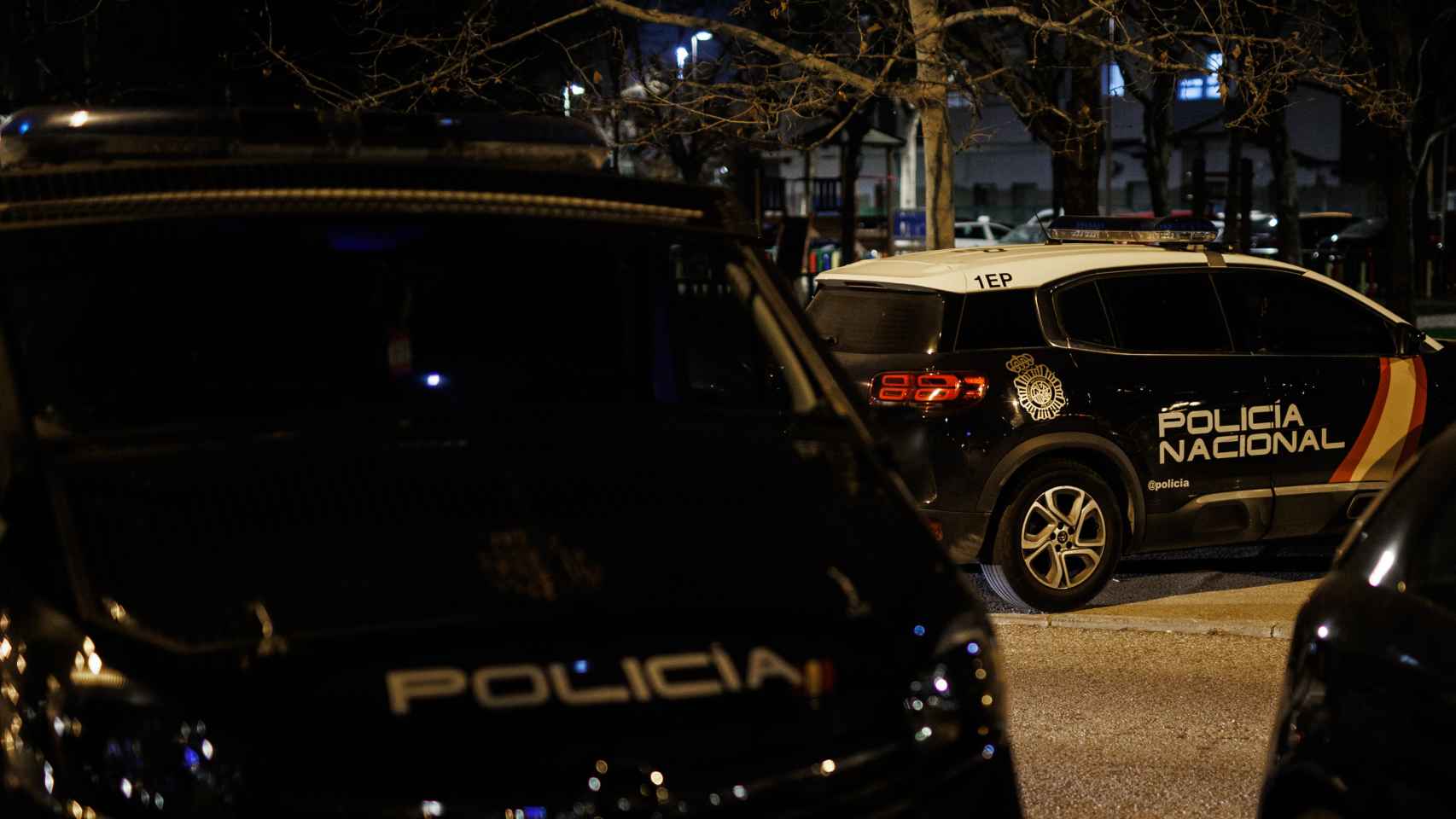 Dos coches de Policía Nacional en Madrid / EP