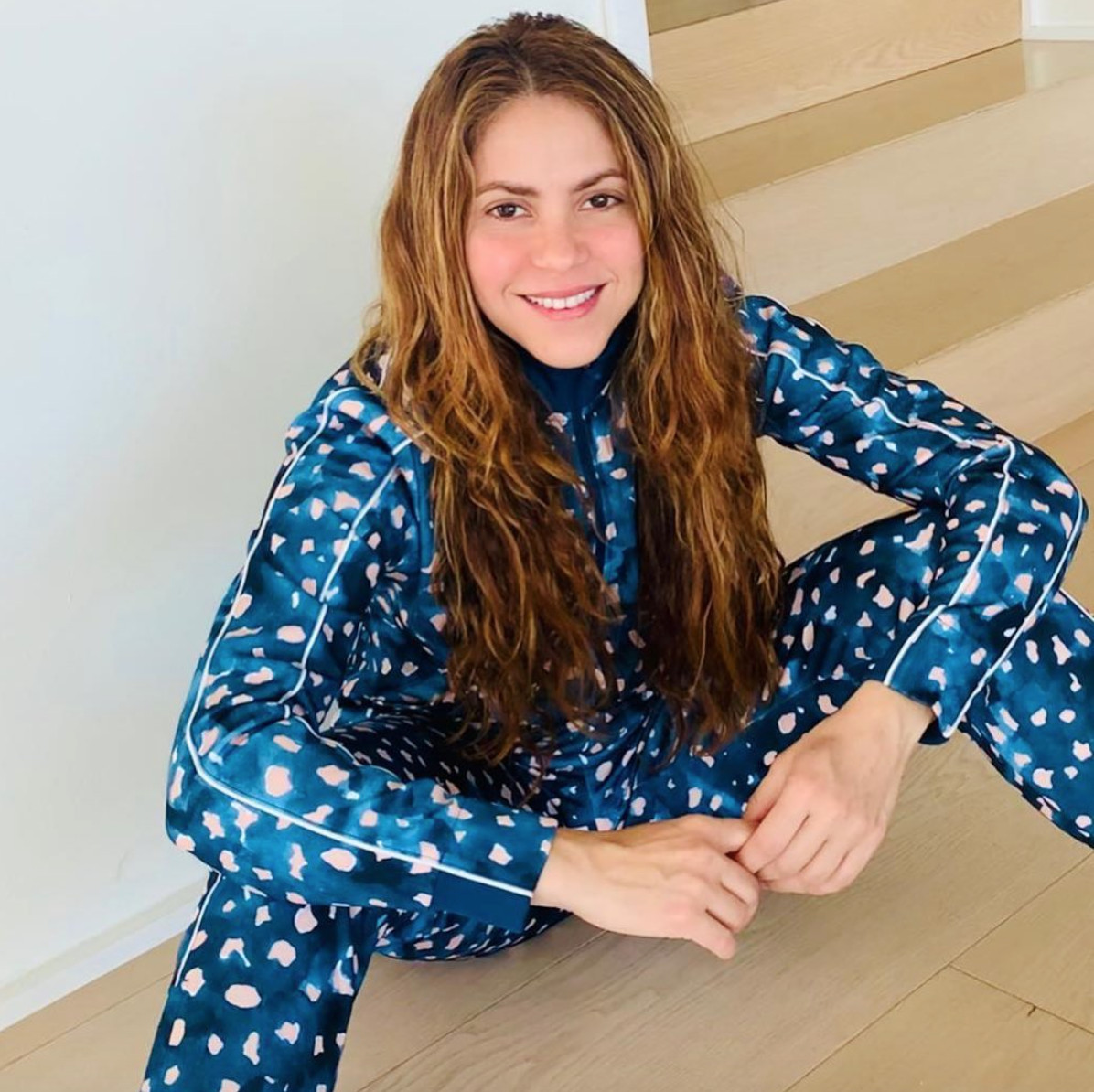Shakira en pijama