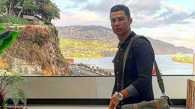 Cristiano Ronaldo en su casa de Madeira