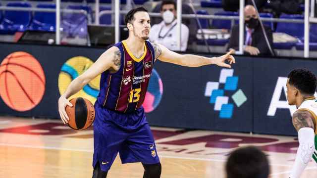 Thomas Heurtel en un partido del Barça / EFE