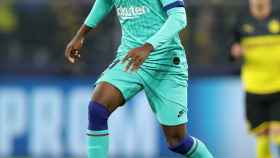 Ansu Fati en el partido contra el Borussia Dortmund / EFE