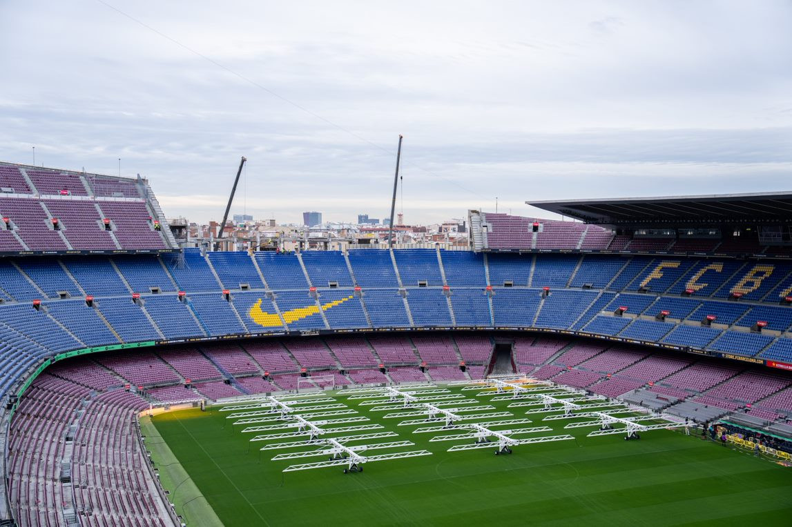 Avanzan las obras de forma del Camp Nou y el Espai Barça / FCB