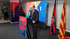 Jordi Farré, en la presentación de su sede electoral | EP