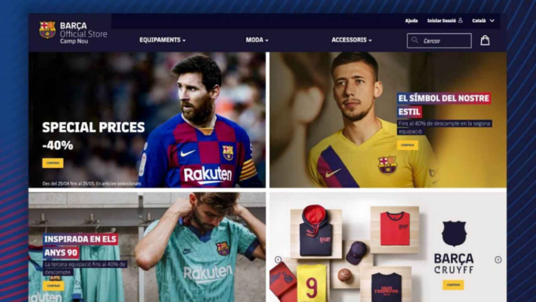 multa Papúa Nueva Guinea Flexible El Barça estrena su primera tienda 'on line' (por fin)