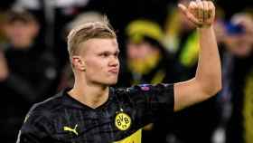 Erling Haaland, celebrando un gol marcado con el Borussia Dortmund / EFE