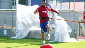 Arturo Vidal entrenando con el Barça / FC Barcelona