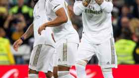Sergio Ramos celebrando su gol de penalti / EFE