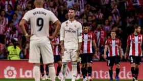 El Real Madrid quedó muy tocado tras su empate en San Mamés / EFE
