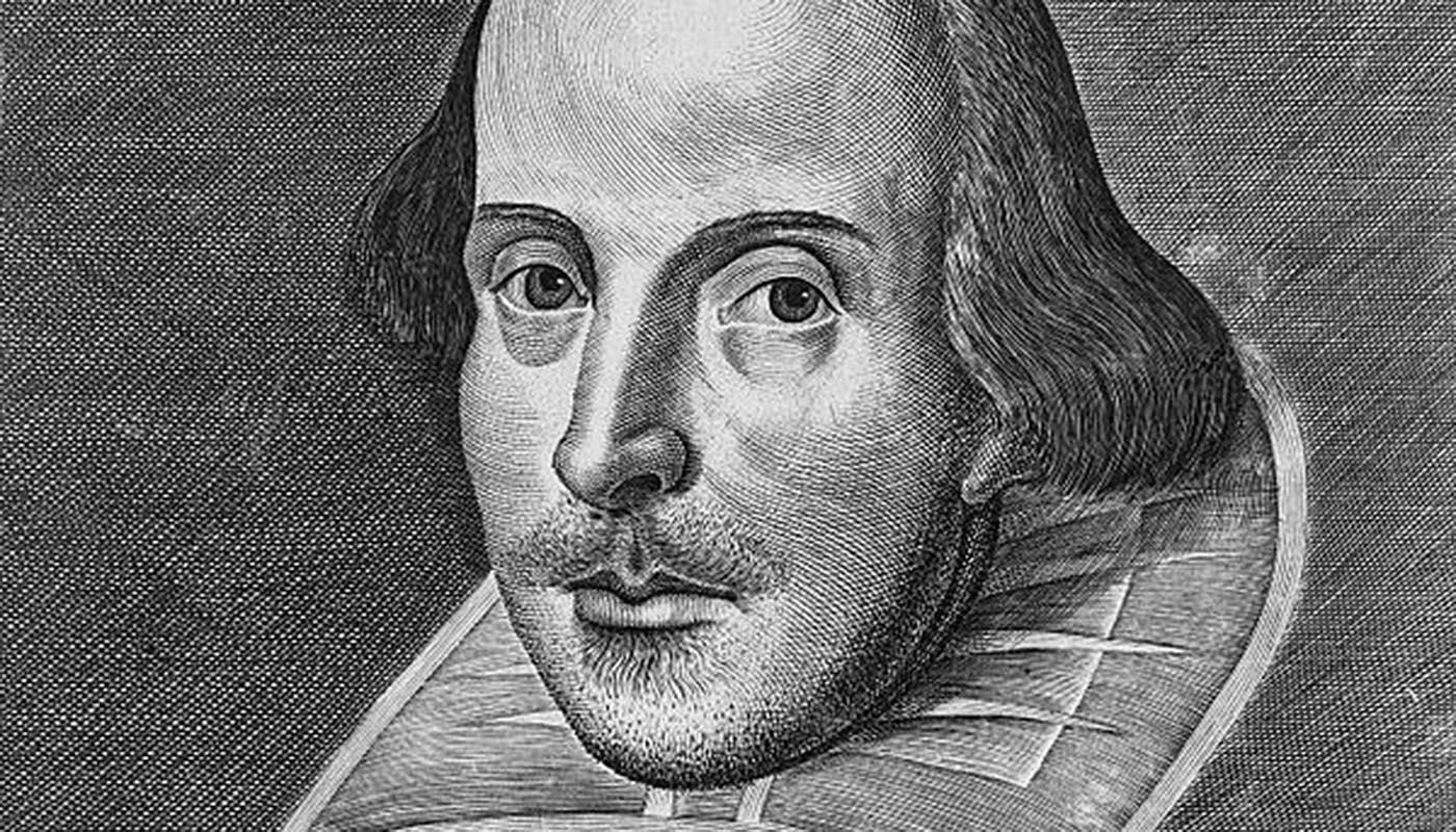 Imagen de Shakespeare del 'First folio'.
