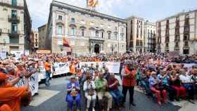 Una foto de la manifestación de los pensionistas