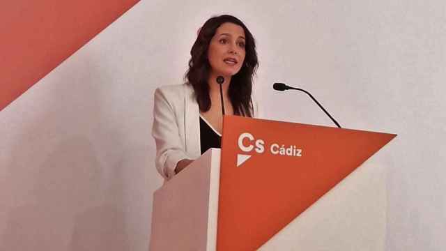 Una foto de Inés Arrimadas este sábado en la inauguración de la sede de ciudadanos en Cádiz / EP