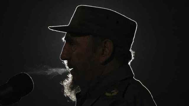 El comandante jefe de la revolución cubana, Fidel Castro