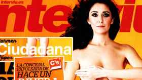 Carmen López, la polémica concejal de Ciudadanos, desnuda en Interviú