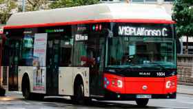 Imagen de un autobús de TMB en Barcelona / Cedida