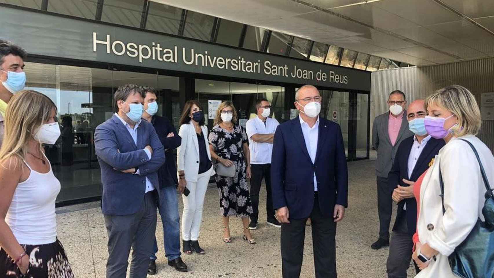 Vergés visita el Hospital de Reus / ERC