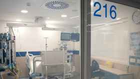 Unidad de Curas Intensivas (UCI) para los casos de coronavirus en un hospital de Barcelona