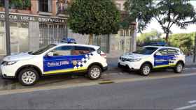 Vehículos de la policía local de Tarragona, en una imagen de archivo