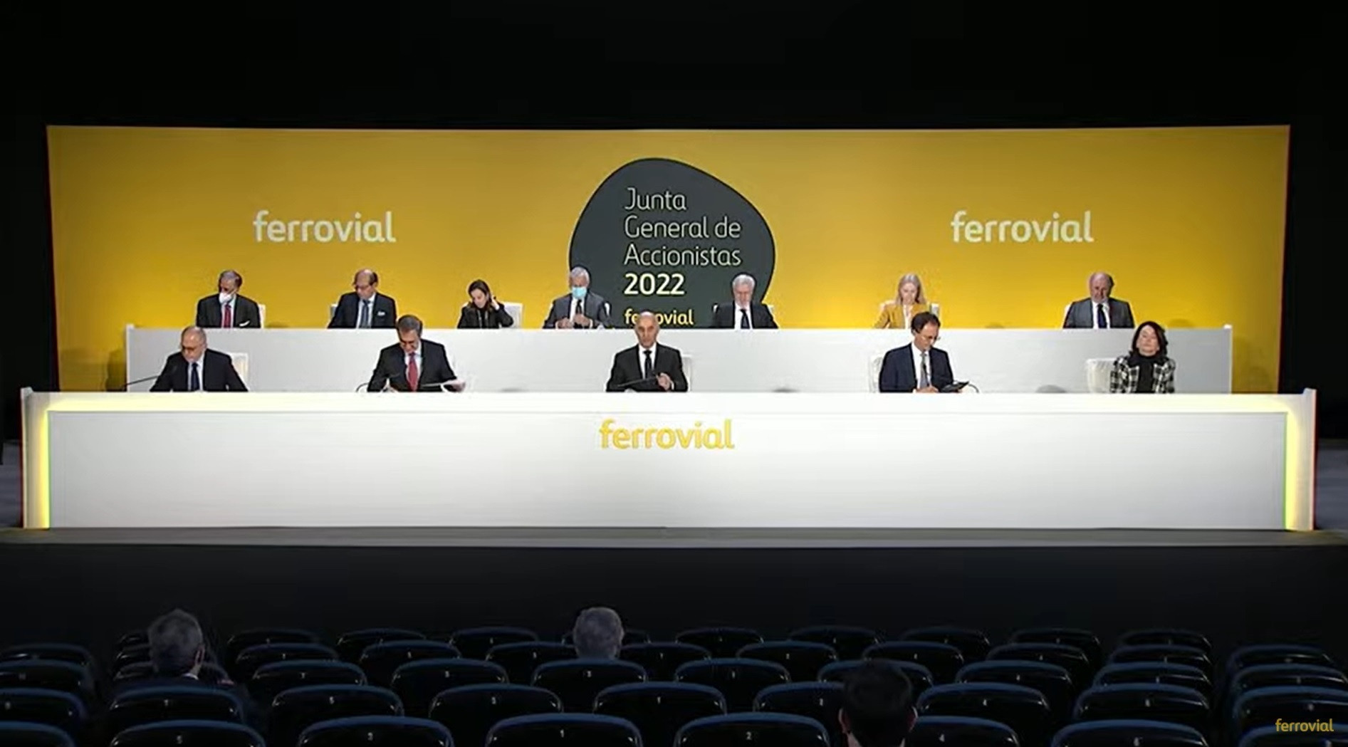 Imagen de la última junta general de accionistas de Ferrovial, celebrada en 2022 / EP