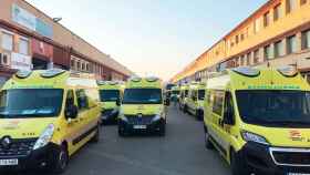 Ambulancias de transporte urgente de Aragón, que hasta ahora explotaba Acciona / Cedida