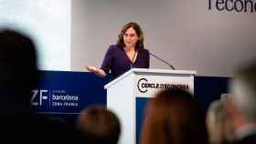 Ada Colau, alcaldesa de Barcelona, en las jornadas anuales del Círculo de Economía / EP