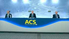 Imagen de la última junta de accionistas de ACS, celebrada de forma telemática / EP