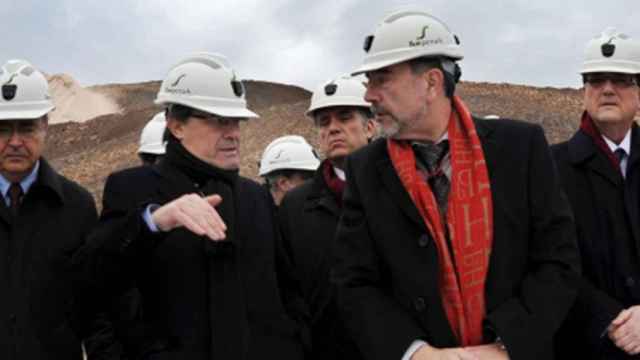 Artur Mas visitó las instalaciones de Iberpotash durante su primer mandato.