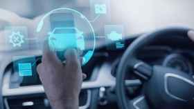 Teclado virtual en un coche autónomo