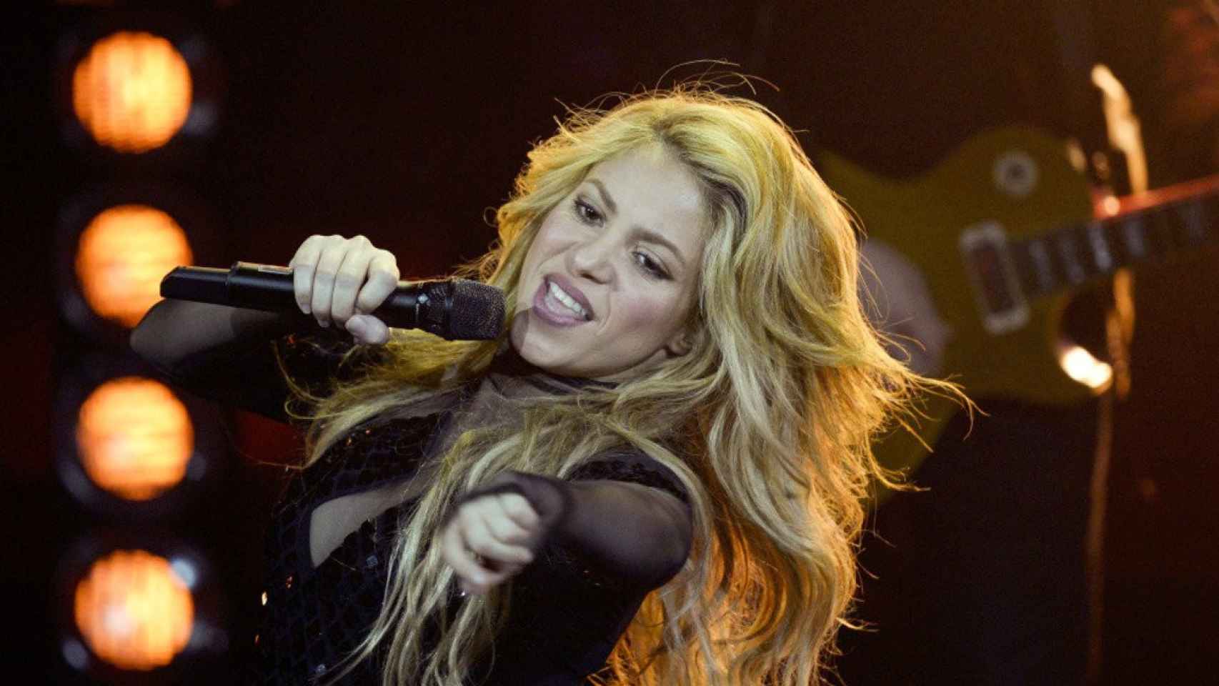 Shakira en uno de sus conciertos / EFE