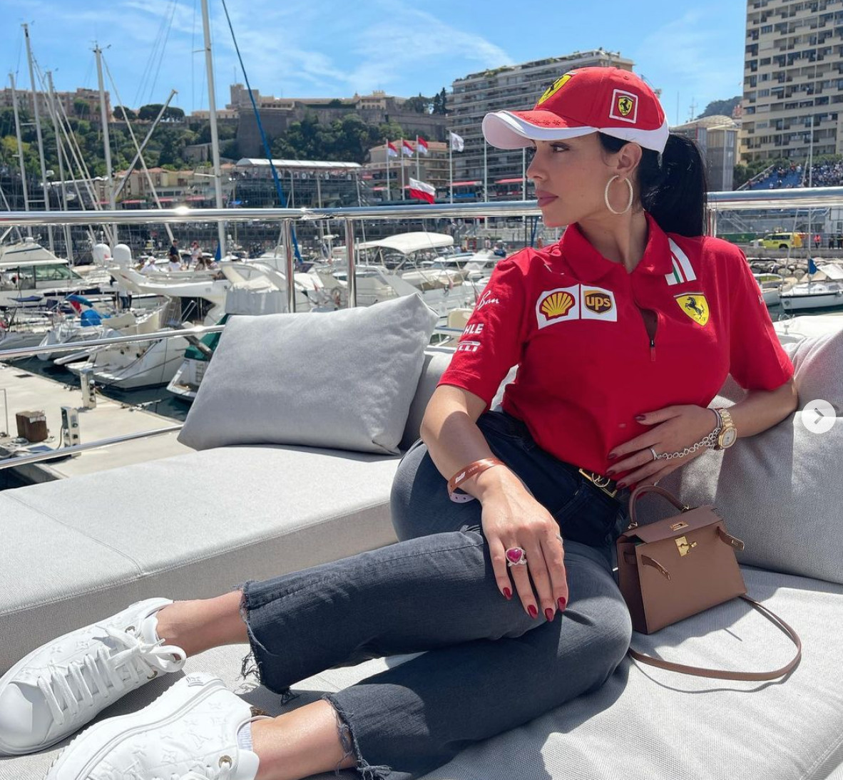 Georgina Rodríguez va a la Fórmula 1