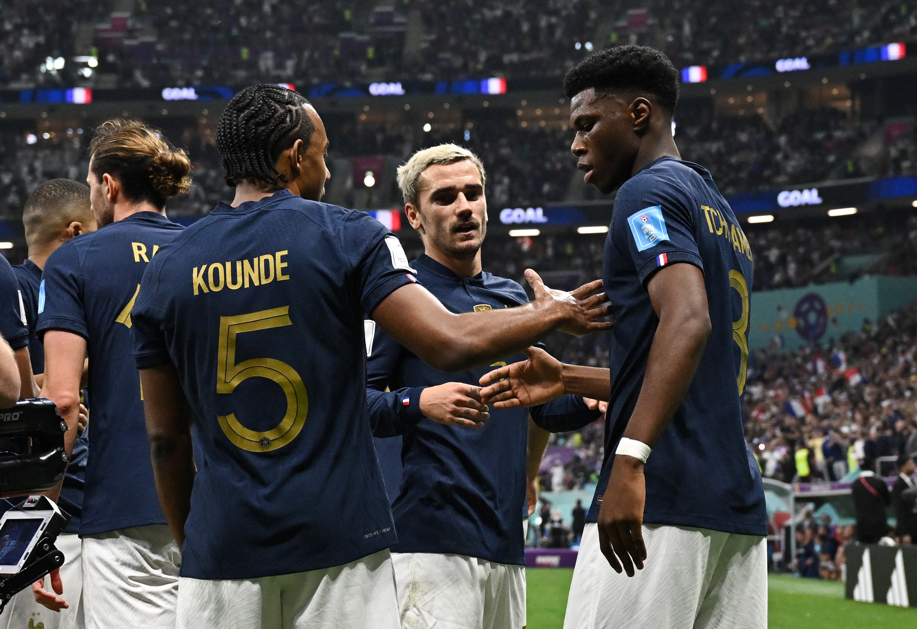 Francia celebrando su victoria contra Inglaterra / REDES