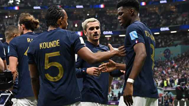 Francia celebrando su victoria contra Inglaterra / REDES