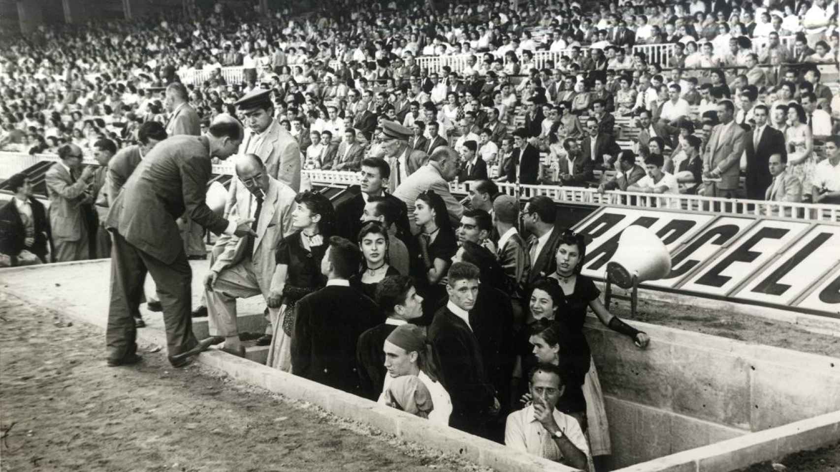 El Camp Nou en 1957 / FCB