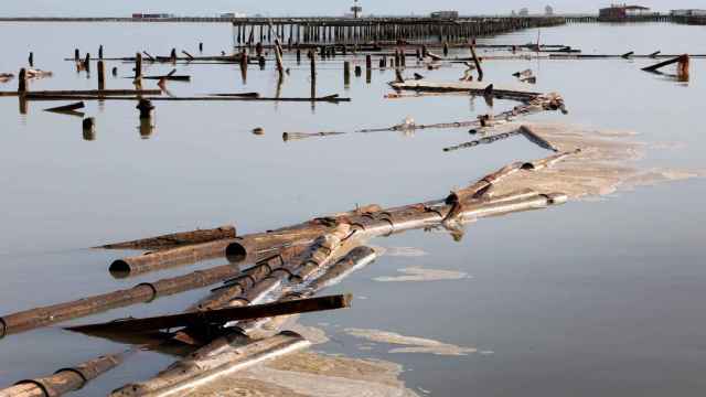 Estragos causados por el temporal Gloria en las Terres de l'Ebre / EFE