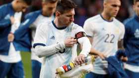 Messi en su regreso con la albiceleste contra Venezuela / EFE
