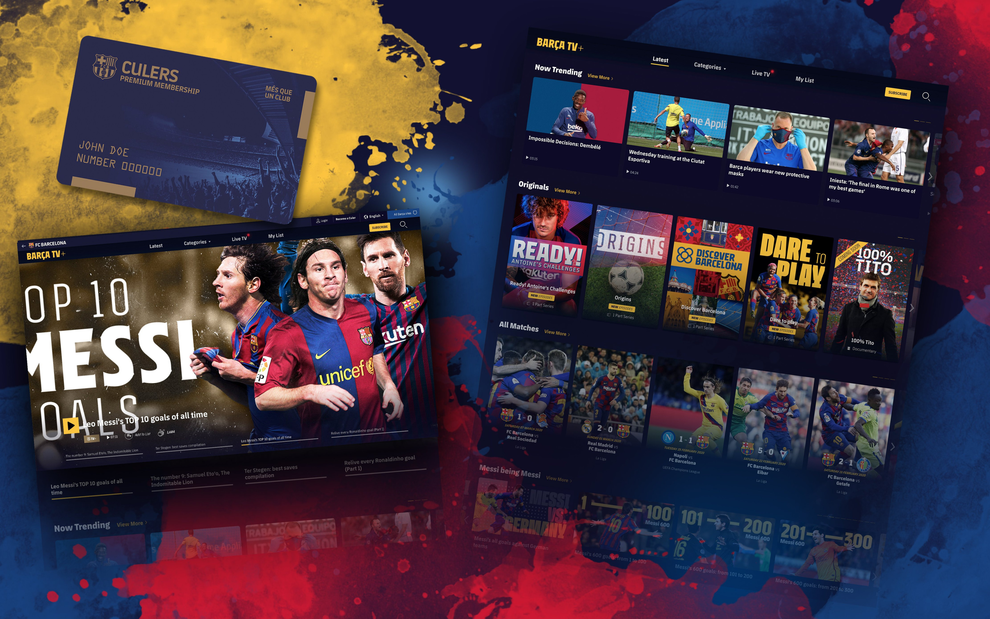 Imagen de la nueva plataforma Barça TV+ / FC Barcelona