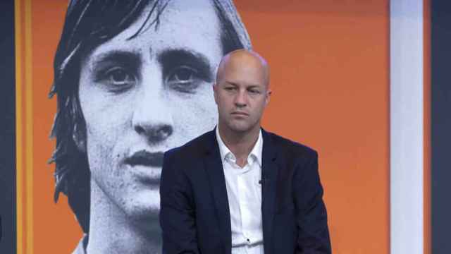 Jordi Cruyff, en un homenaje a su padre Johan / EFE