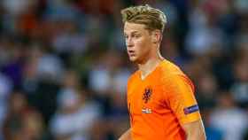 De Jong durante un partido con Holanda/ EFE