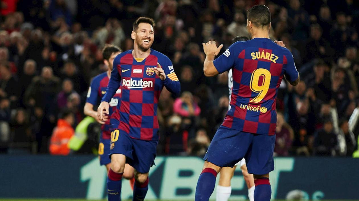 Leo Messi y Luis Suárez en una imagen de archivo / EFE