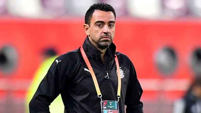 Xavi Hernàndez en un partido del Al Sadd / EFE