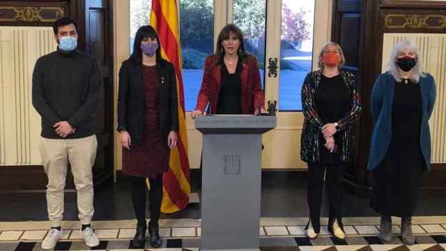 Laura Borràs, presidenta del Parlament, solicita paralizar la actividad de la Cámara / EUROPA PRESS