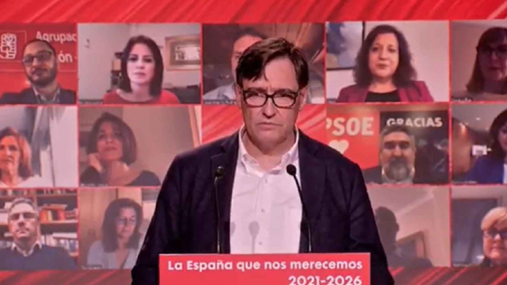 Salvador Illa, candidato del PSC a las elecciones catalanas / YOUTUBE