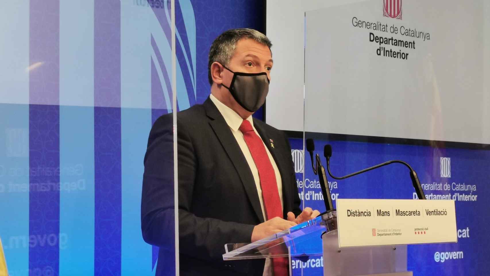 El 'conseller' de Interior, Miquel Sàmper, plantea endurecer las restricciones si aumentan los contagios  / INTERIOR