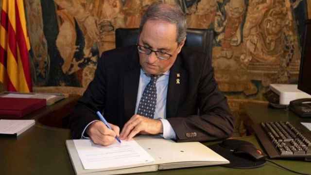 El presidente de la Generalitat, Quim Torra / EUROPA PRESS