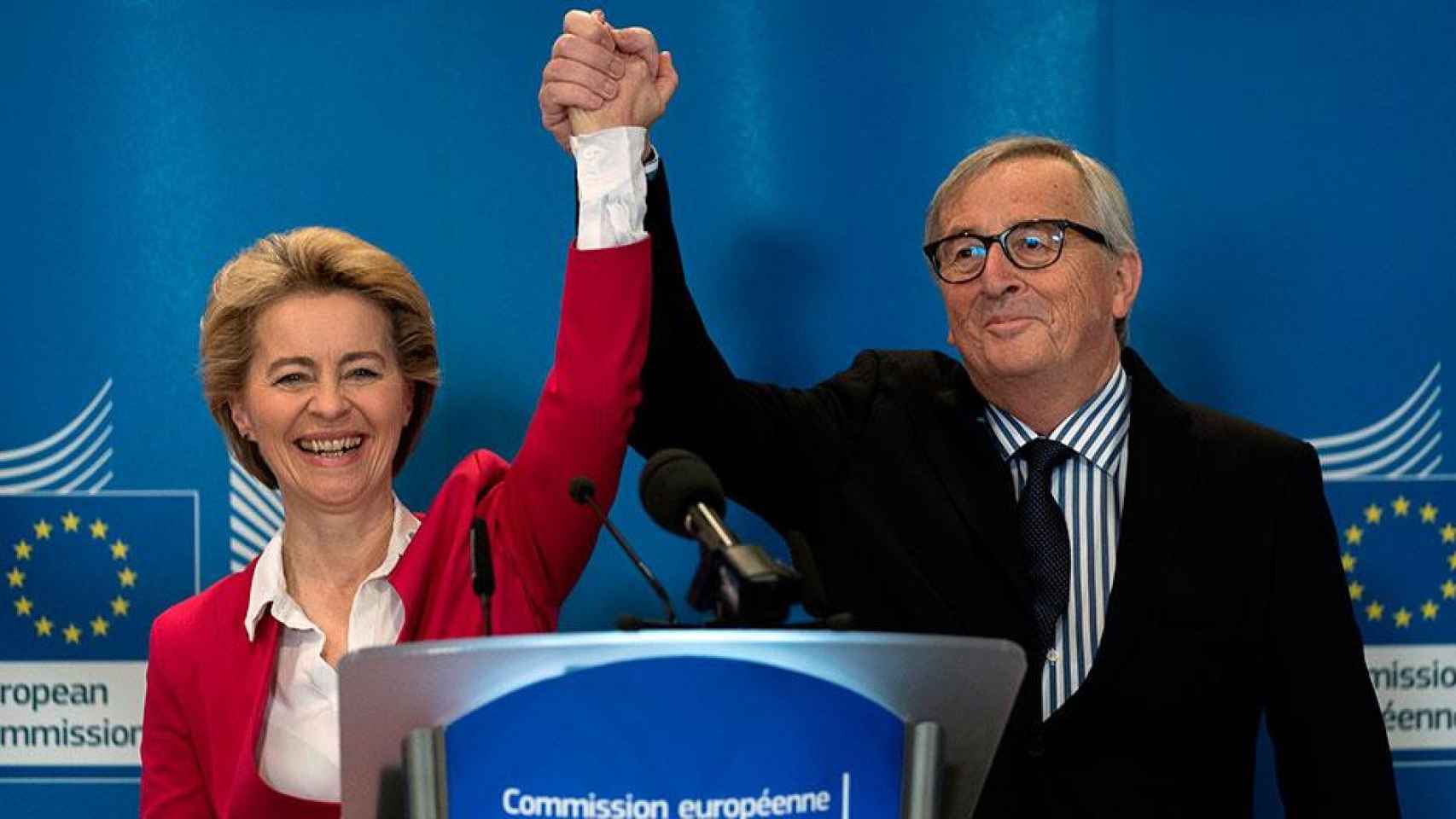Ursula von der Leyen recoge el testigo de Jean-Claude Juncker como presidenta de la Comisión Europea / EFE