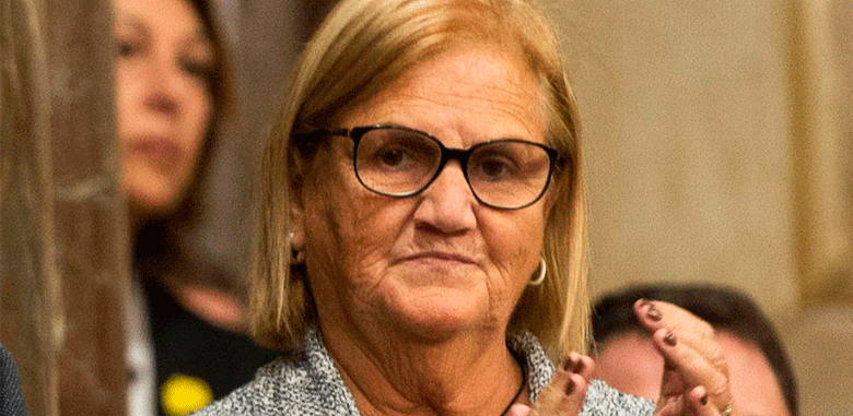 Núria de Gispert, la xenófoba expresidenta del Parlamento catalán, en una imagen de archivo / CG