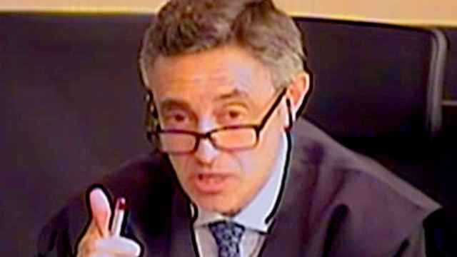 El fiscal Emilio Sánchez Ulled en la presentación del informe del 'caso Palau' / CG